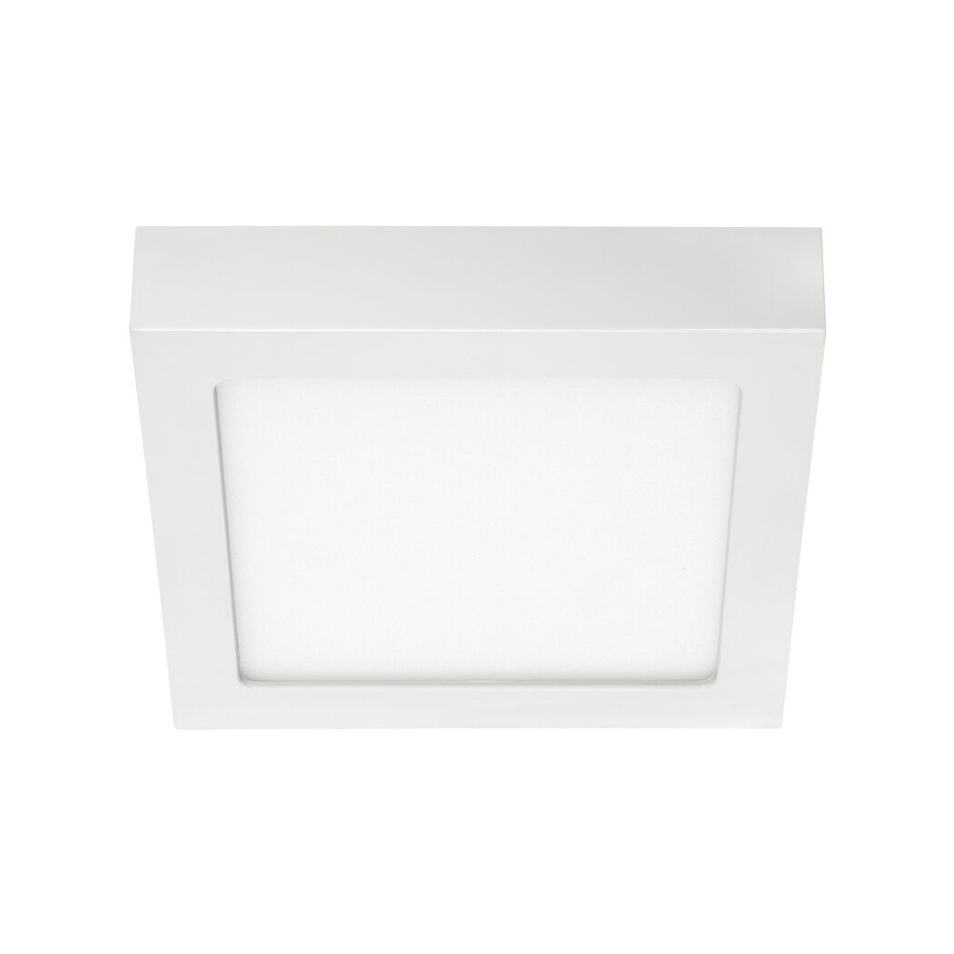 weiße LED Aufbauleuchte, quadratisch