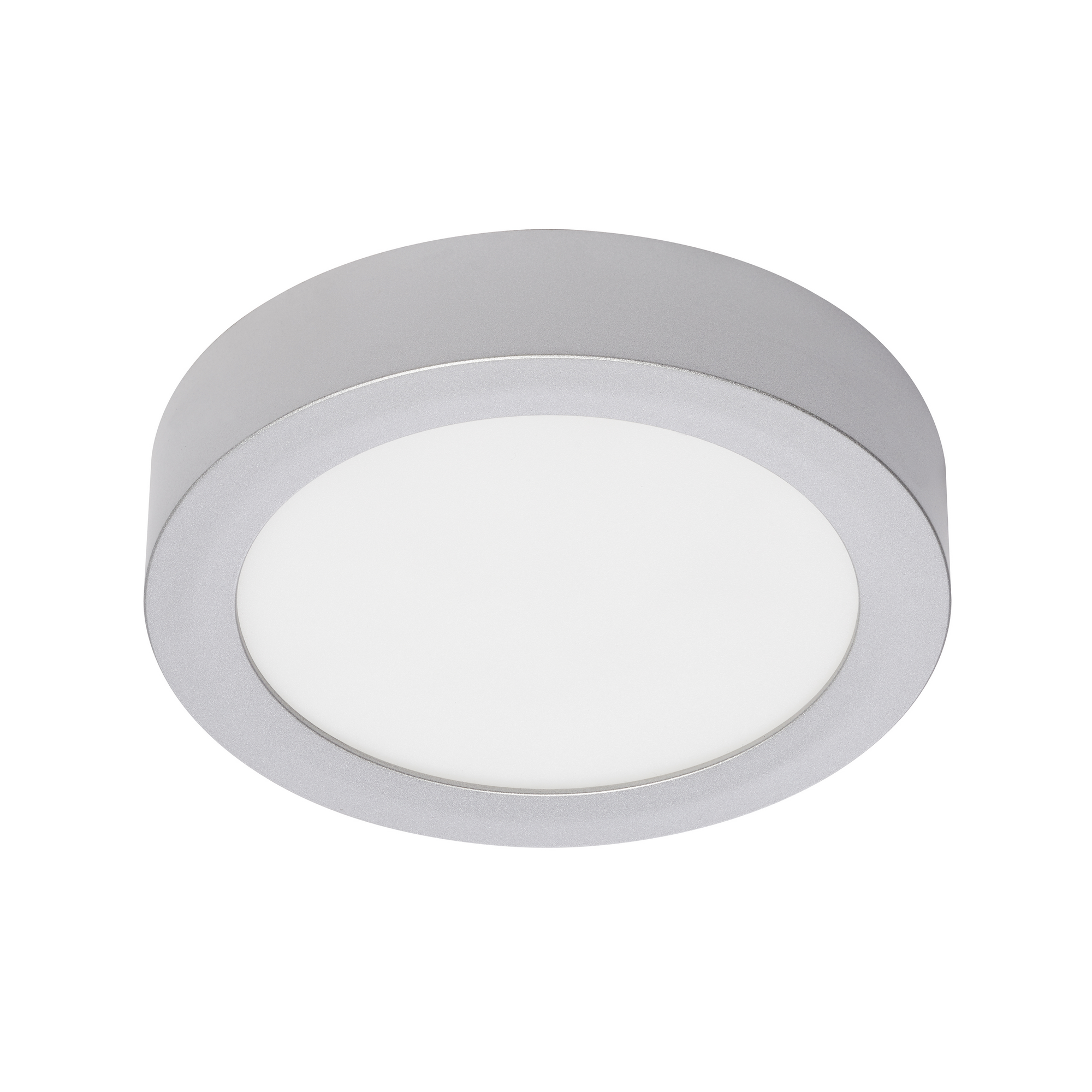 LED-Deckenleuchte chromfarben matt Ø 17 x 3,2 cm 1000 lm warmweiß + product picture