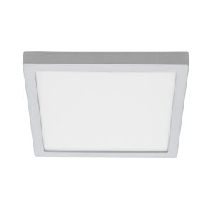 LED-Deckenleuchte 'Fire' chromfarben matt 30 x 30 x 3,2 cm 2000 lm warmweiß