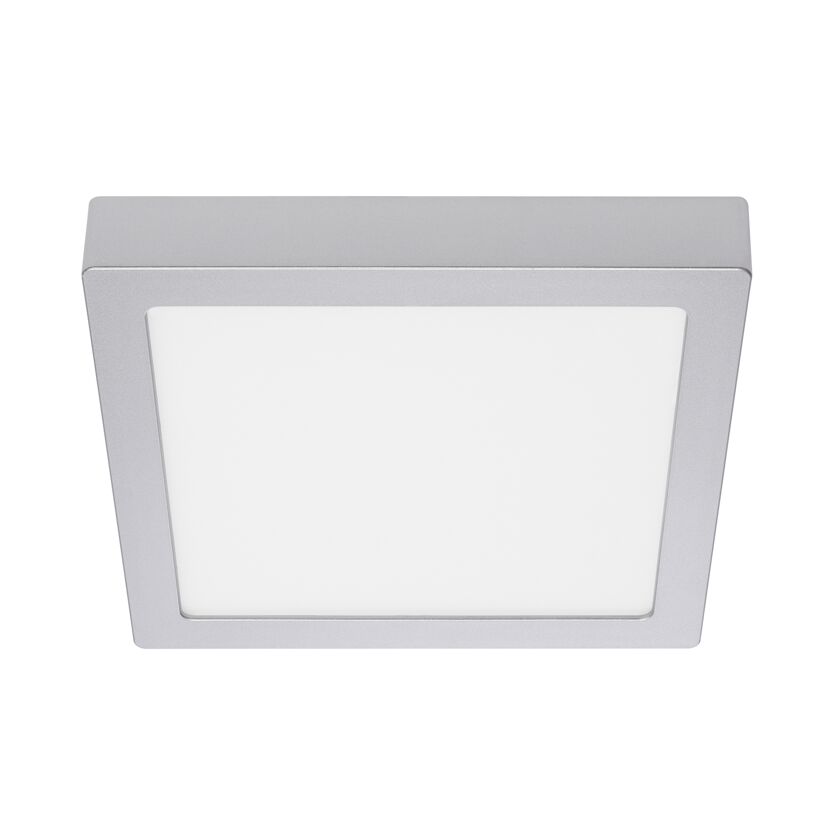 Quadratische LED Aufbauleuchte, chrom