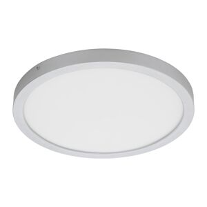 LED-Deckenleuchte 'Fire' chromfarben matt Ø 40,5 x 3,2 cm 2400 lm warmweiß