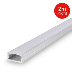 Profilleiste 'Light Bar BL7000' aluminiumfarben 2 m