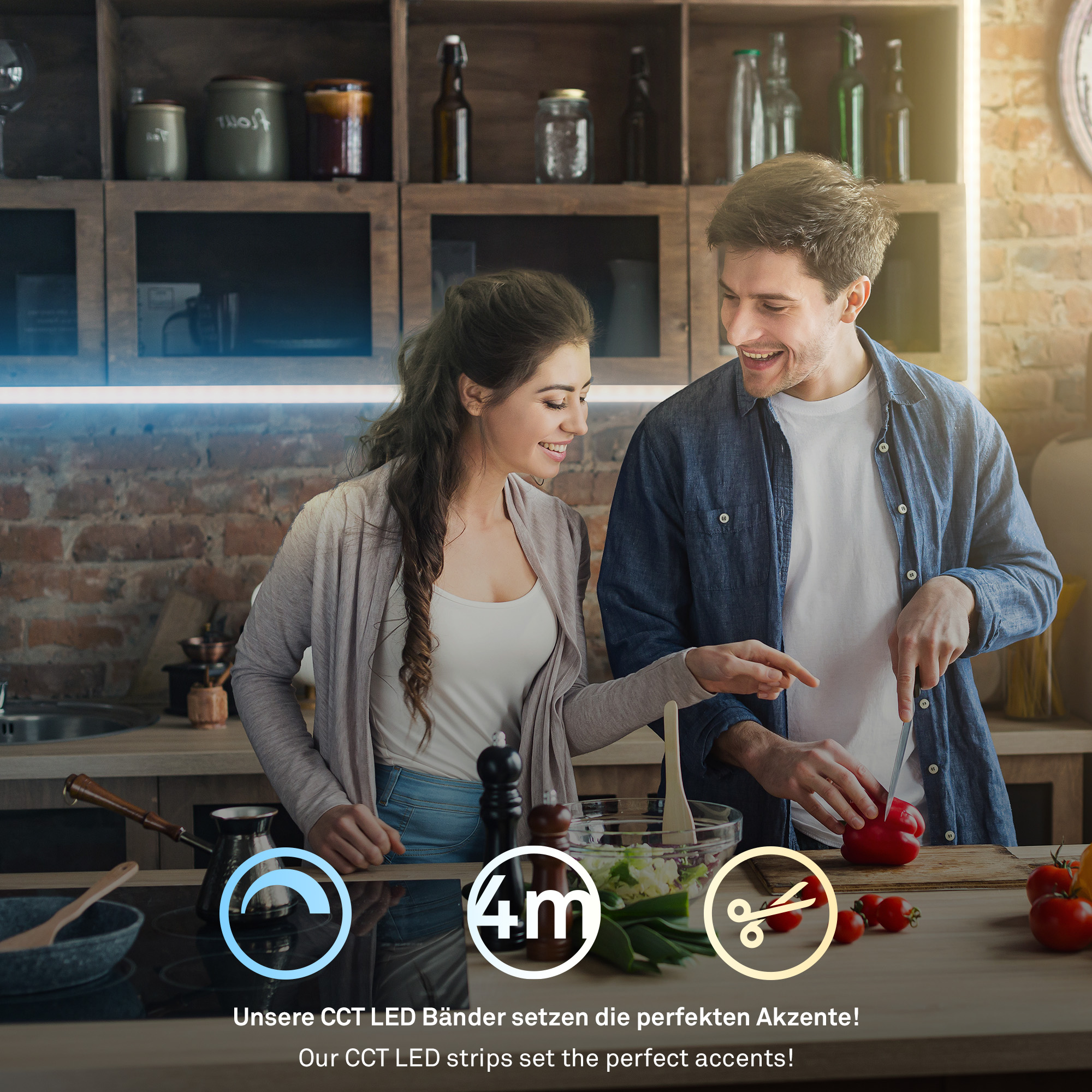 LED-Band 'Pimp Your Stripe' Ergänzungs-Set 4 m