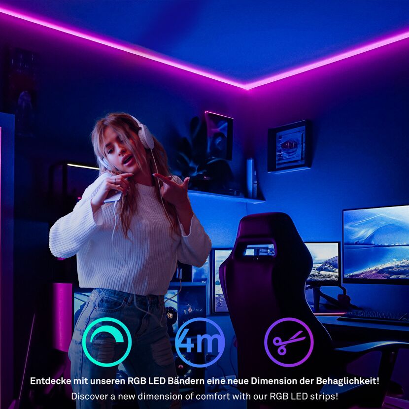 LED-Band 'Pimp Your Stripe' Ergänzungs-Set 4 m