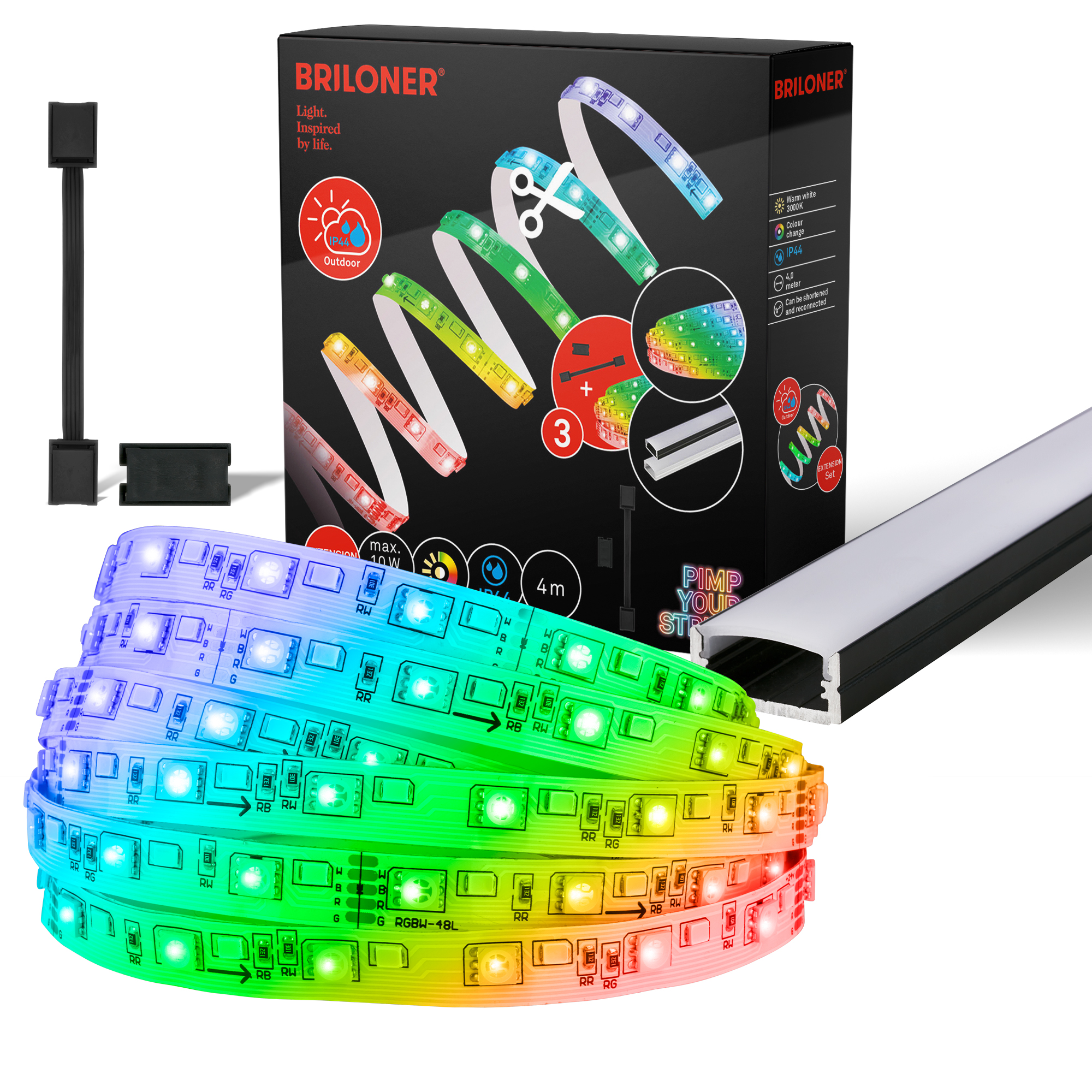 LED-Band 'Pimp Your Stripe' Ergänzungs-Set 4 m