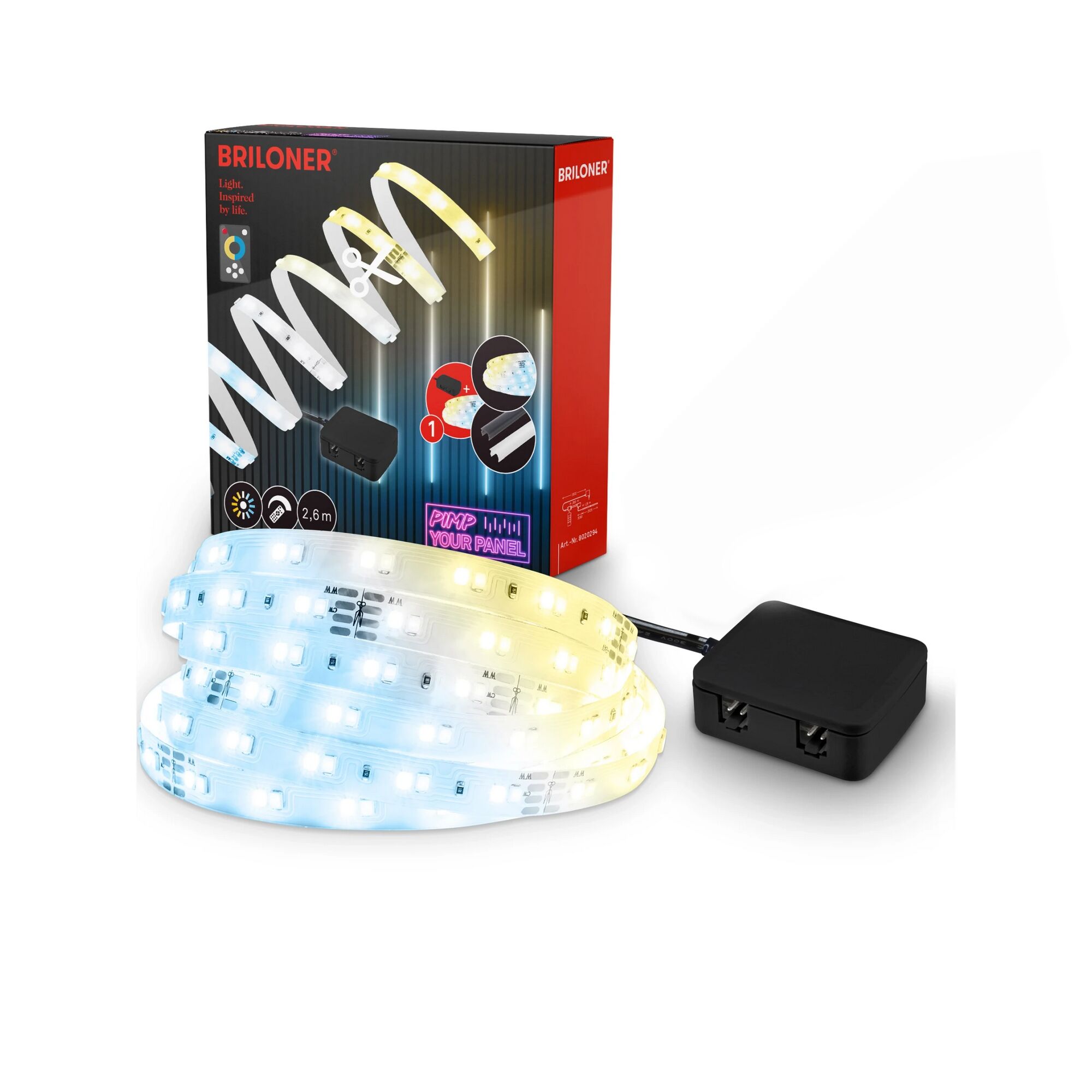 LED-Lichtleiste mit Netzteil