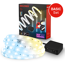 LED Stripe Starter-Set 'Pimp your Panel' CCT 500 lm 3000 K einstellbares weiß 2,6 m 230V mit Fernbedienung geeignet für Akustikpaneele