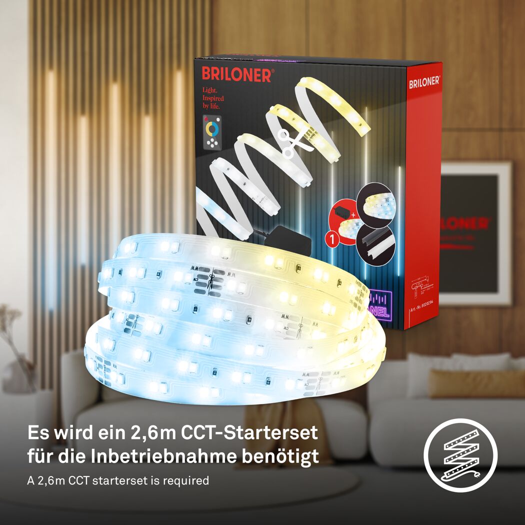 LED-Lichtband mit Farbtemperaturregelung