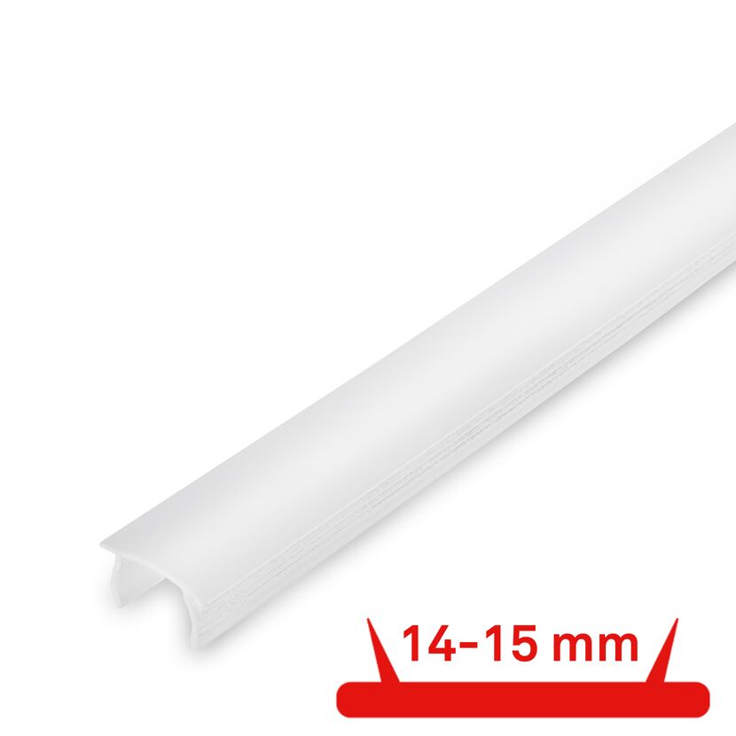 Diffusorschiene 'Pimp your Panel' 130 x 2 x 1 cm Weiß (Lamellenabstand 14-15 mm)