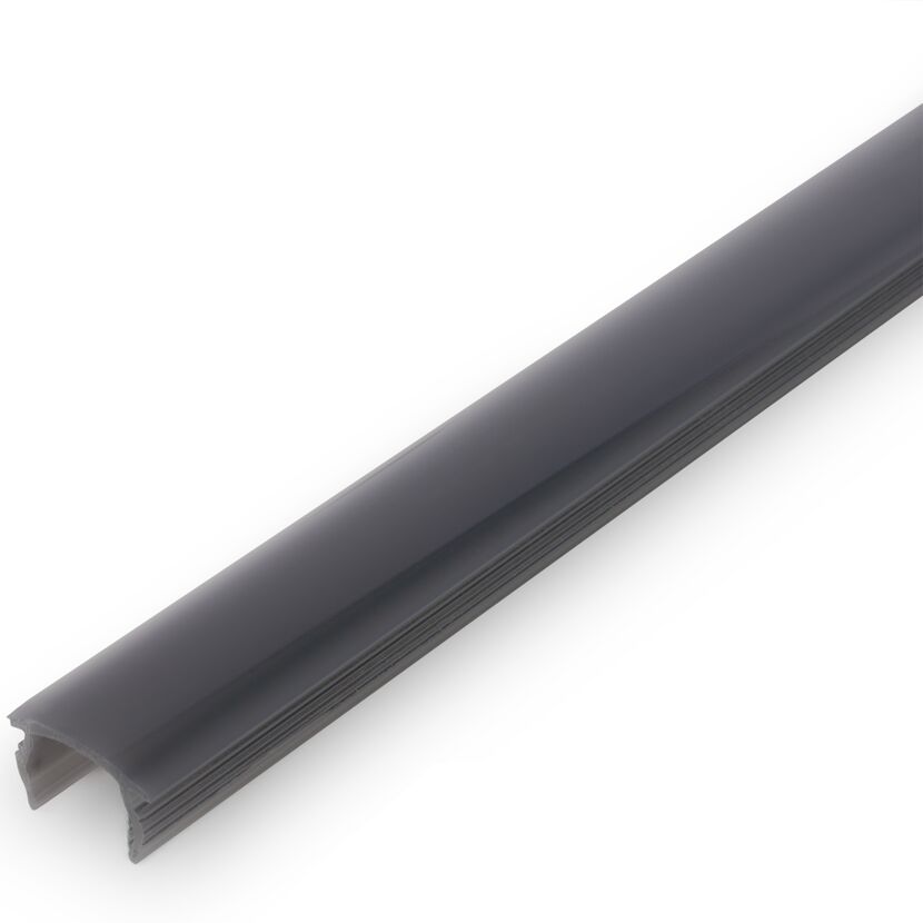 Diffusorschiene 'Pimp your Panel' 130 x 2 x 1 cm Rauchoptik (Lamellenabstand 14-15 mm)