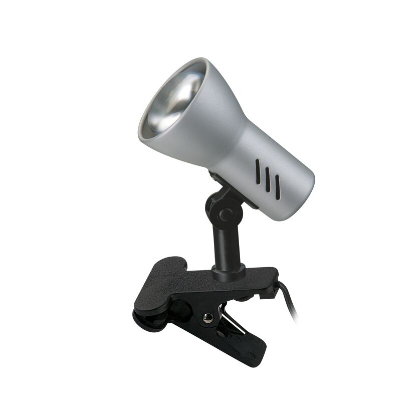 Klemmleuchte 'Lock' grau