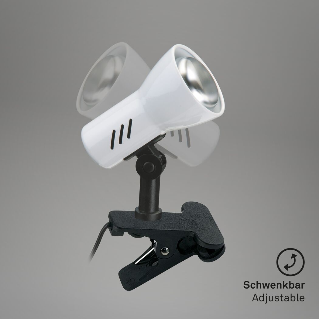 Klemmlampe 'Lock' E14 40 W 11,5 x 6,5 cm