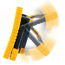 Verkleinertes Bild von Akku-Multifunktionsstrahler schwarz/gelb 1000 lm 17,5 x 13 x 4,5 cm