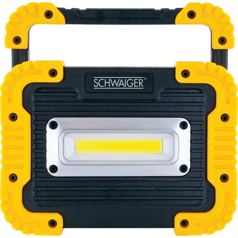 Akku-Multifunktionsstrahler schwarz/gelb 1000 lm 17,5 x 13 x 4,5 cm