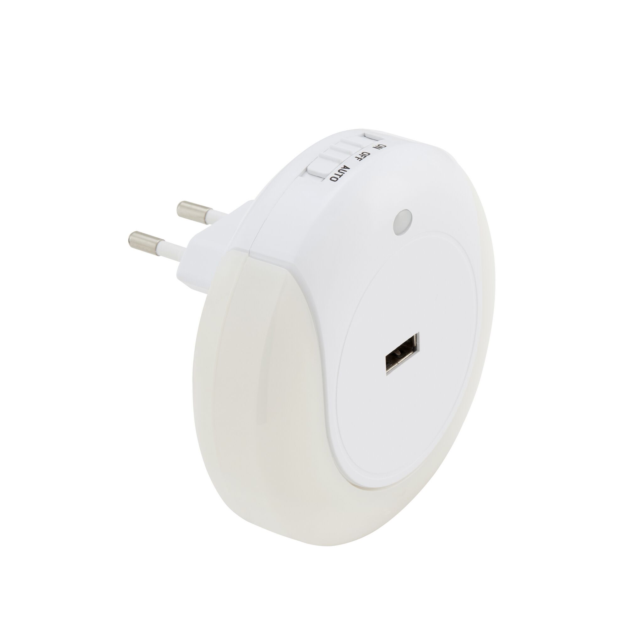 LED Nachtlicht mit Schalter und USB-Anschluss