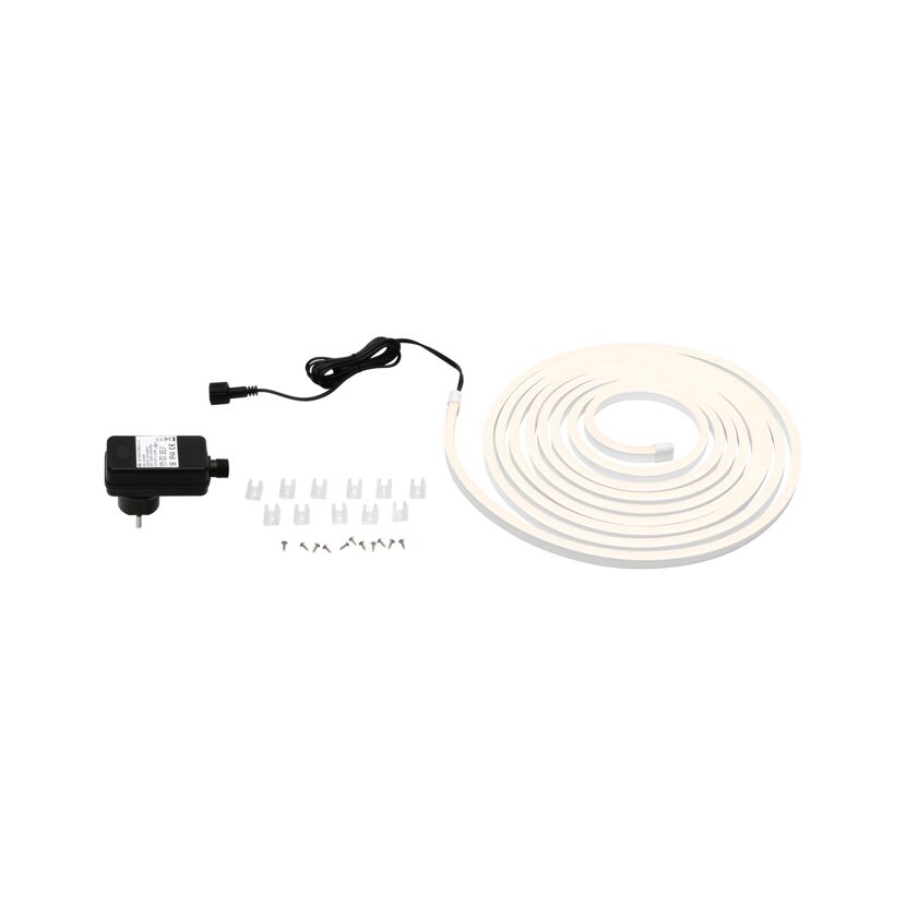 LED-Strip 'SimpLED Outdoor Warmweiß Komplettset' 5 m 20 W Weiß