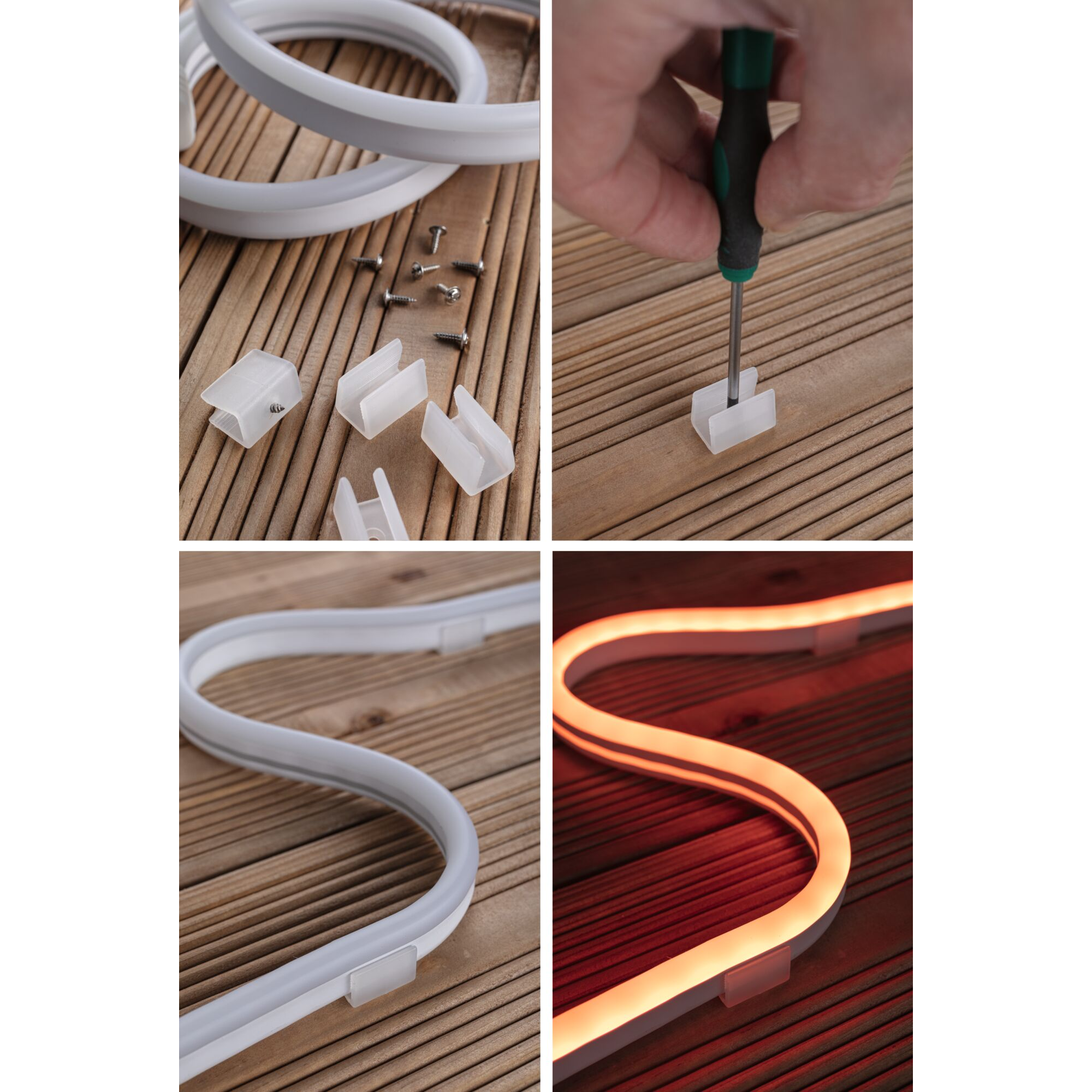 LED-Strip 'SimpLED Outdoor RGB Komplettset' 3 m 19,5 W Weiß + product picture