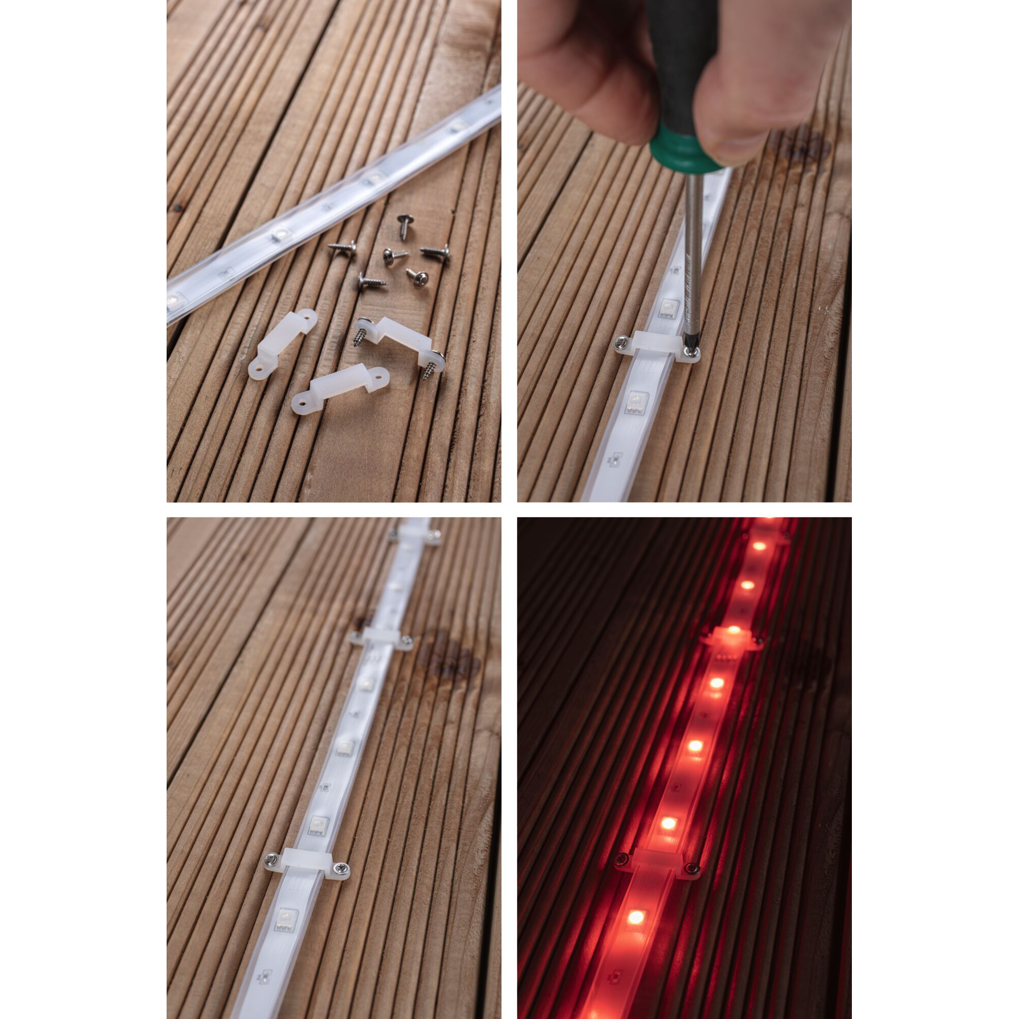 LED-Strip 'SimpLED Outdoor RGB Komplettset' 3 m 8,5 W Transparent + product picture