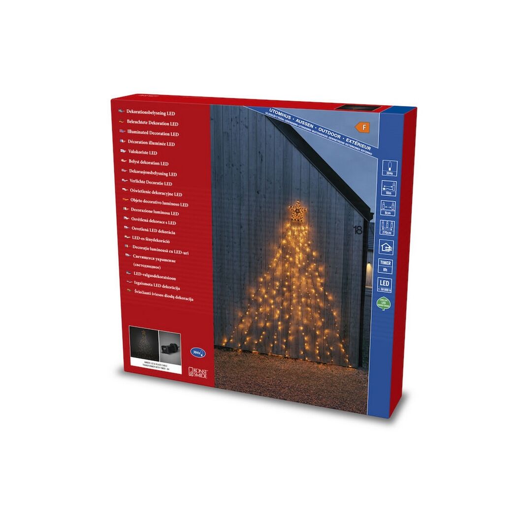 LED-Lichternetz Baum 270 cm