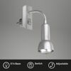 Steckerlampe 'Fiche' E14 25 W 22 x 7 cm