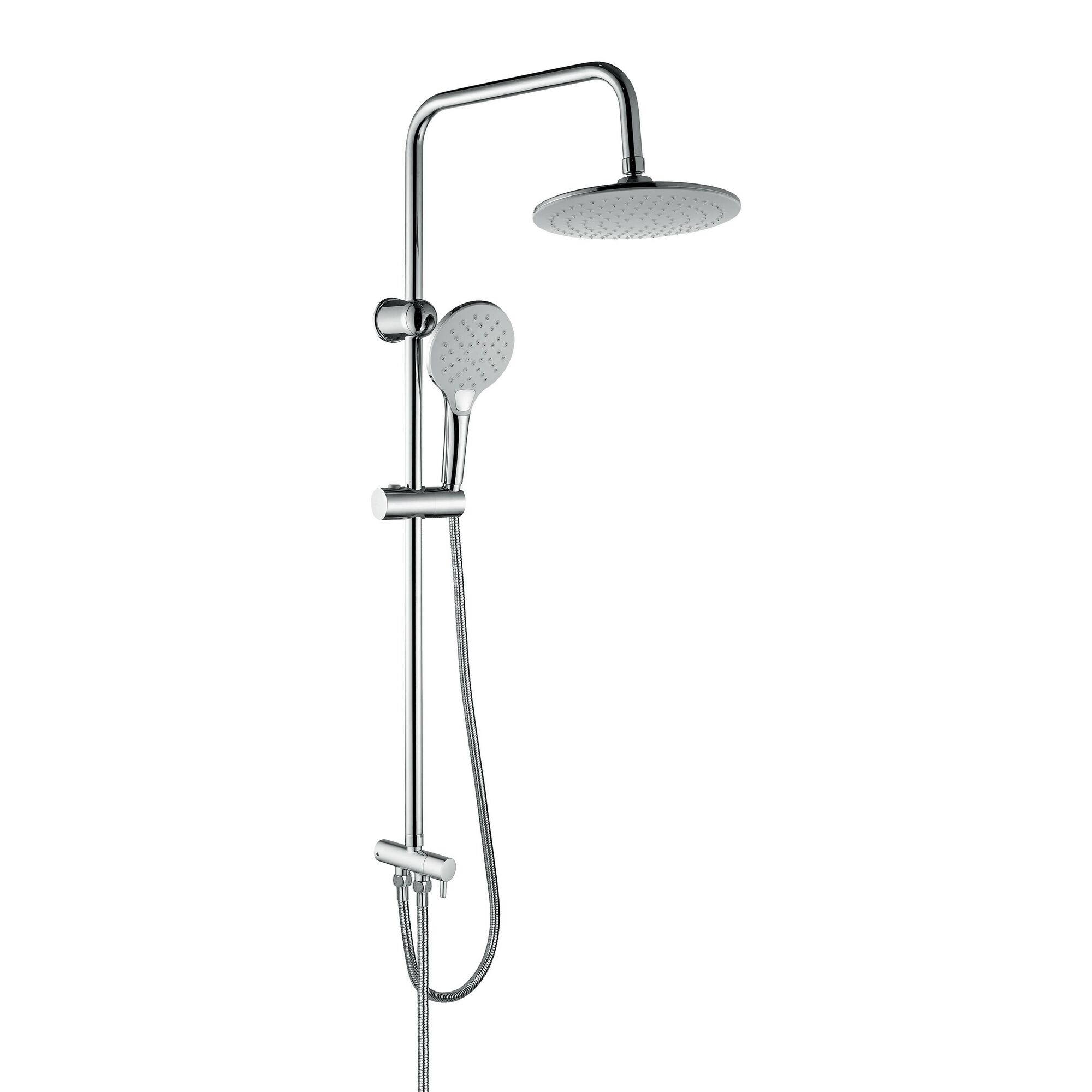 Duschstange mit Brausekopf und Schlauch