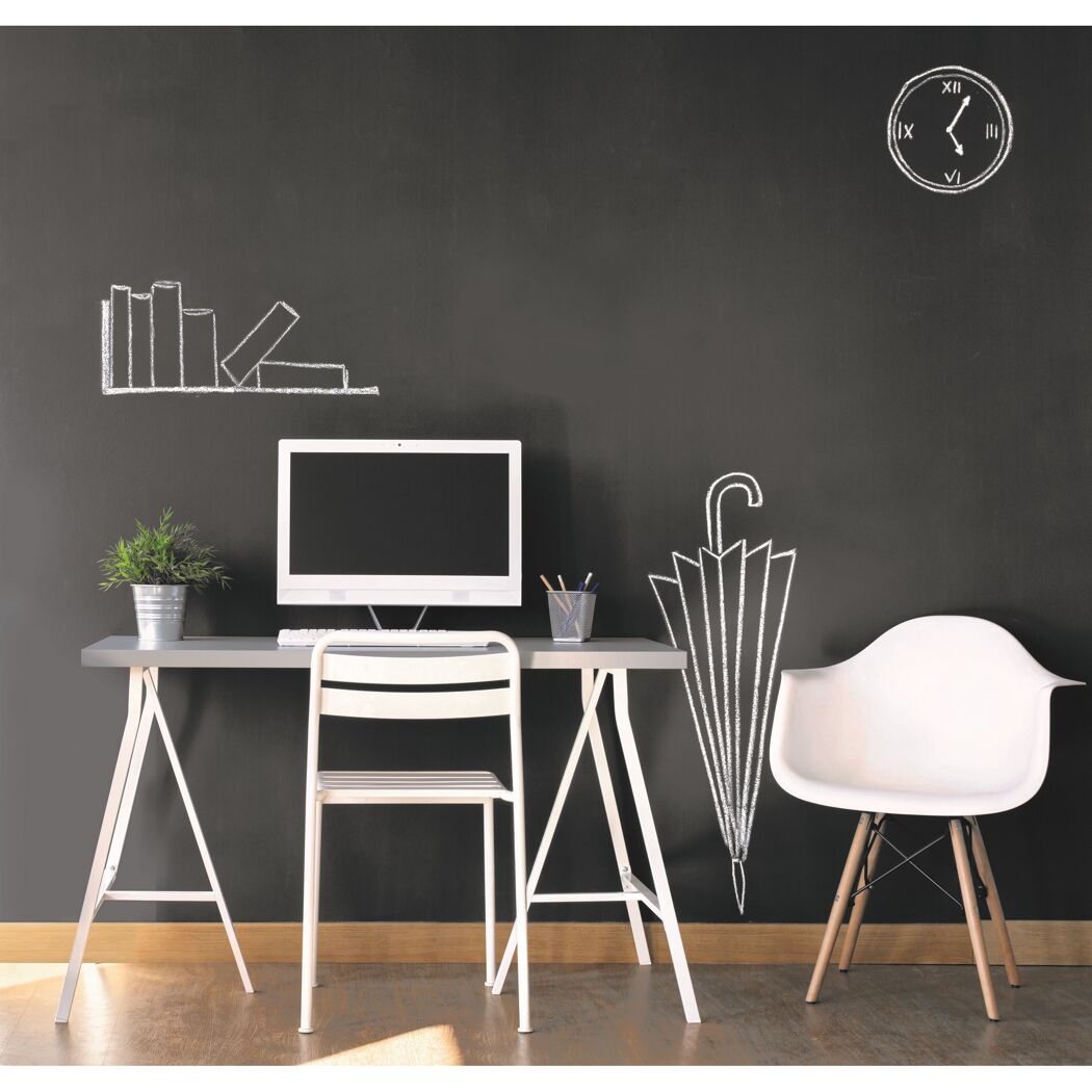 Effektfarbe Tafel-Optik dunkelgrau seidenmatt 1 l