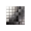 Verkleinertes Bild von Mosaikfliese Metall silber 4848 30 x 30 cm