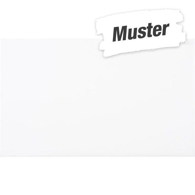 Bild von Muster zur Wandfliese 'Atrium' Steingut weiß mate blanco 33,3 x 55 cm