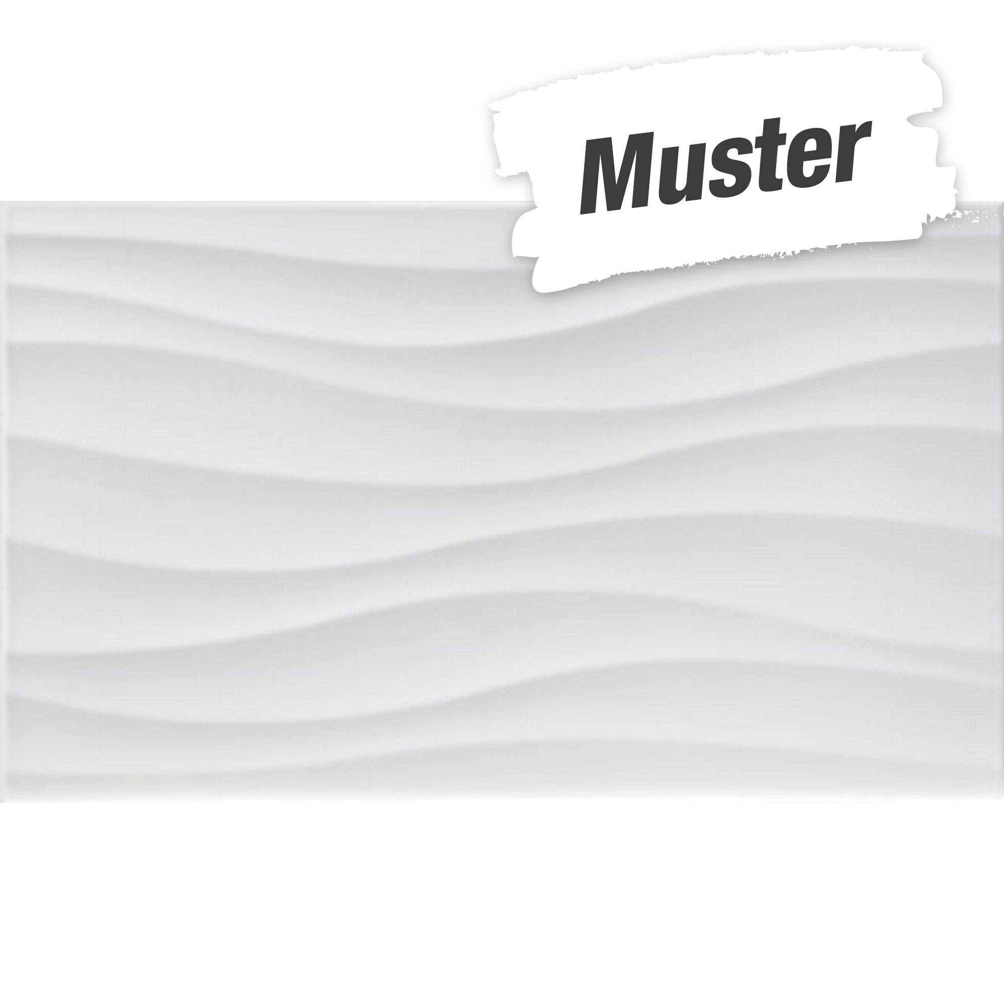 Muster zur Wandfliese 'Atrium' Steingut weiß egeo 33,3 x 55 cm + product picture
