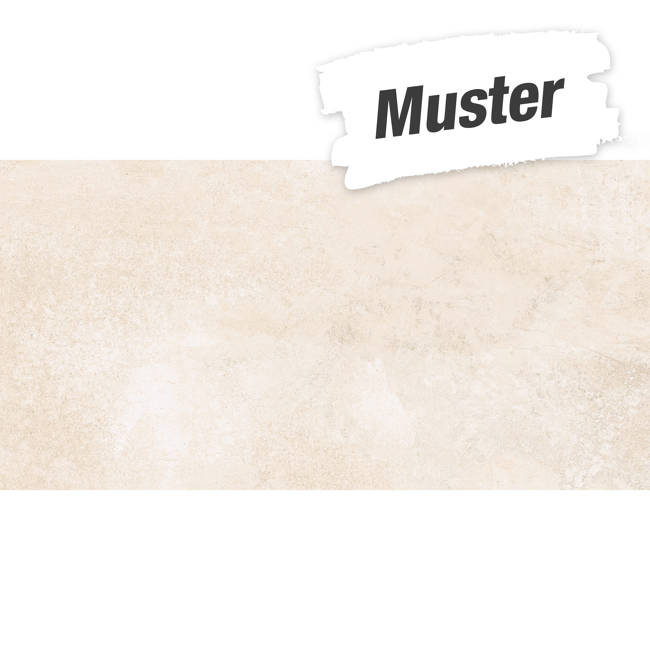 Bild von Muster zur Wandfliese 'Lotus' Steingut grau 30 x 60 cm