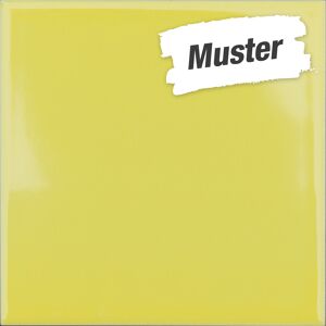 Muster zu Wandfliese 'Jna' Steingut gelb 14,8 x 14,8 cm