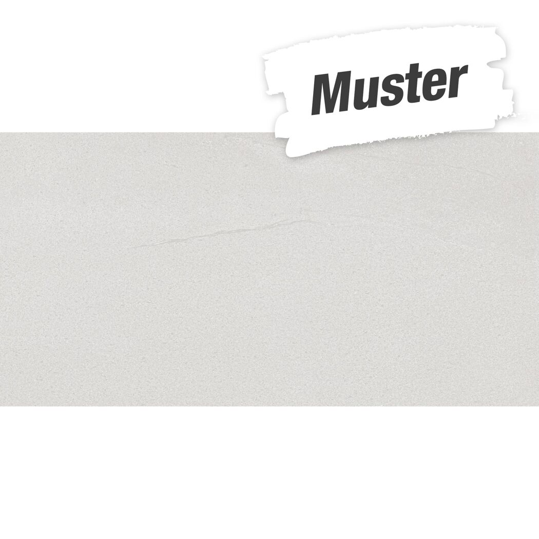 Muster zu Wandfliese 'Element' Steingut weiß 30 x 60 cm