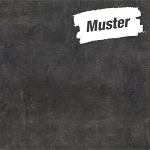 Muster zur Bodenfliese 'Beton' Feinsteinzeug anthrazit 32,5 x 32,5 cm