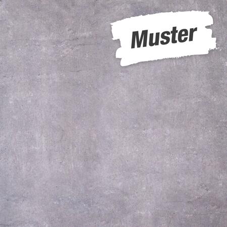 2. Bild von Muster zur Bodenfliese 'Beton' Feinsteinzeug grau 32,5 x 32,5 cm