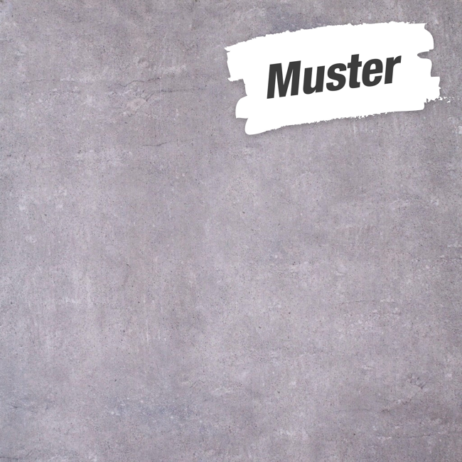 Bild von Muster zur Bodenfliese 'Beton' Feinsteinzeug grau 32,5 x 32,5 cm