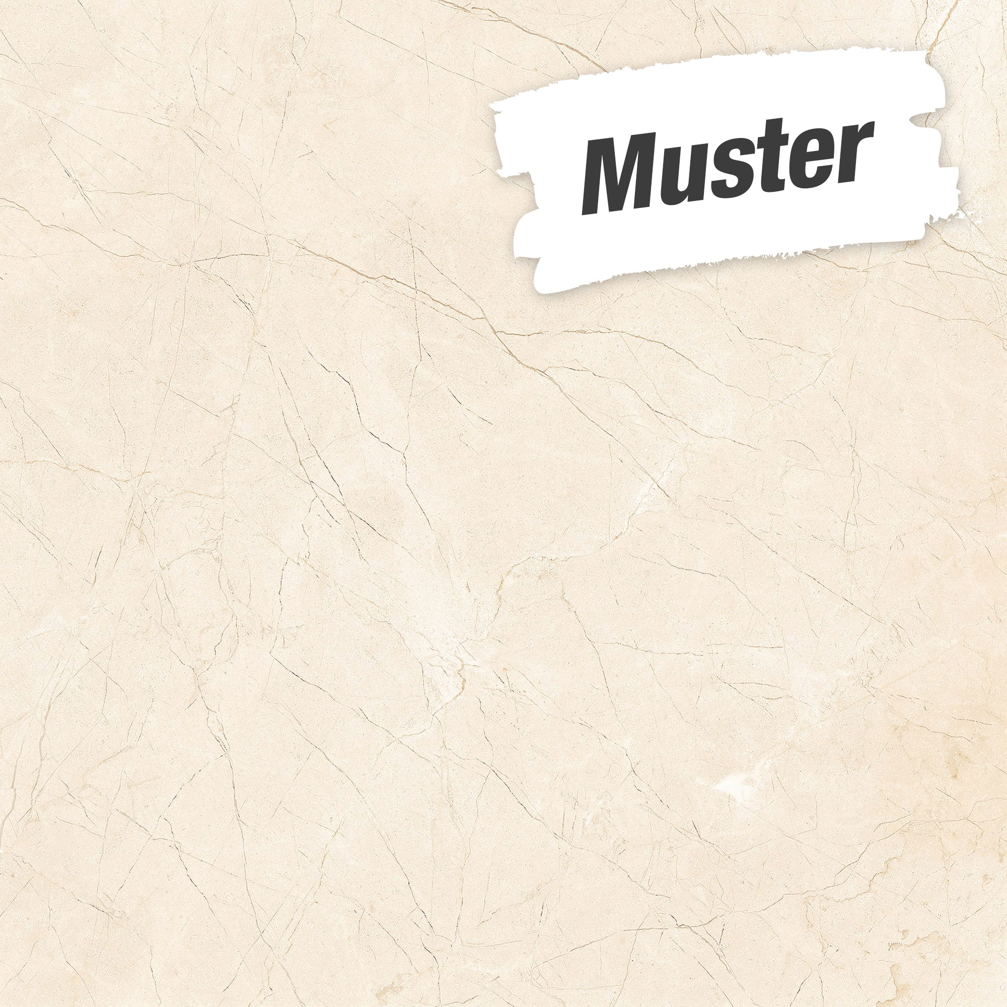 Muster zur Bodenfliese 'Mood' Feinsteinzeug ivory 60 x 60 cm + product picture
