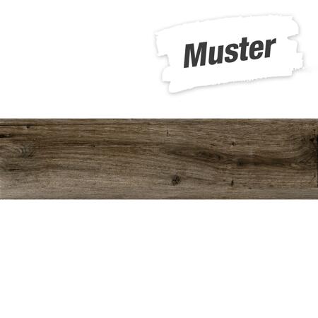 2. Bild von Muster zu Bodenfliese 'Circeo' Feinsteinzeug braun 22,8 x 91,5 cm