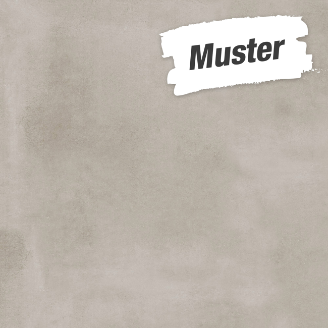 Bild von Muster zur Bodenfliese 'Town' Feinsteinzeug hellgrau 60 x 60 cm