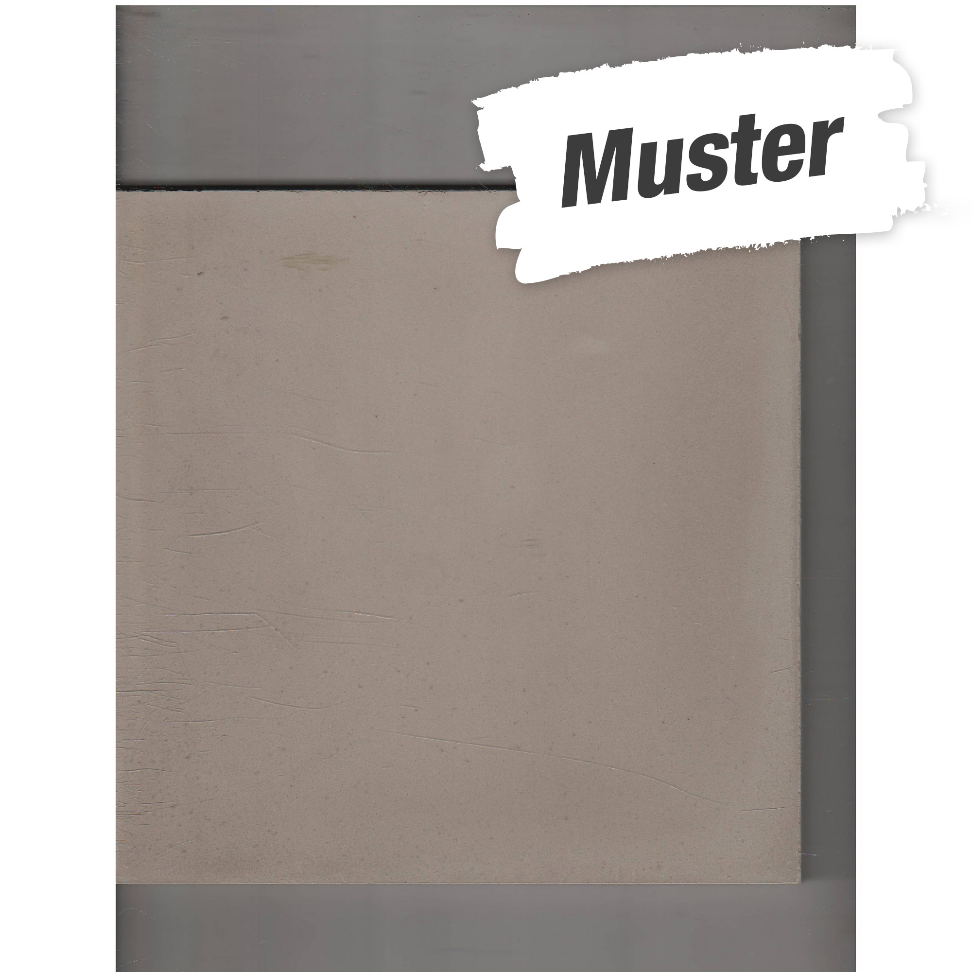 Fliese in Zementfarben