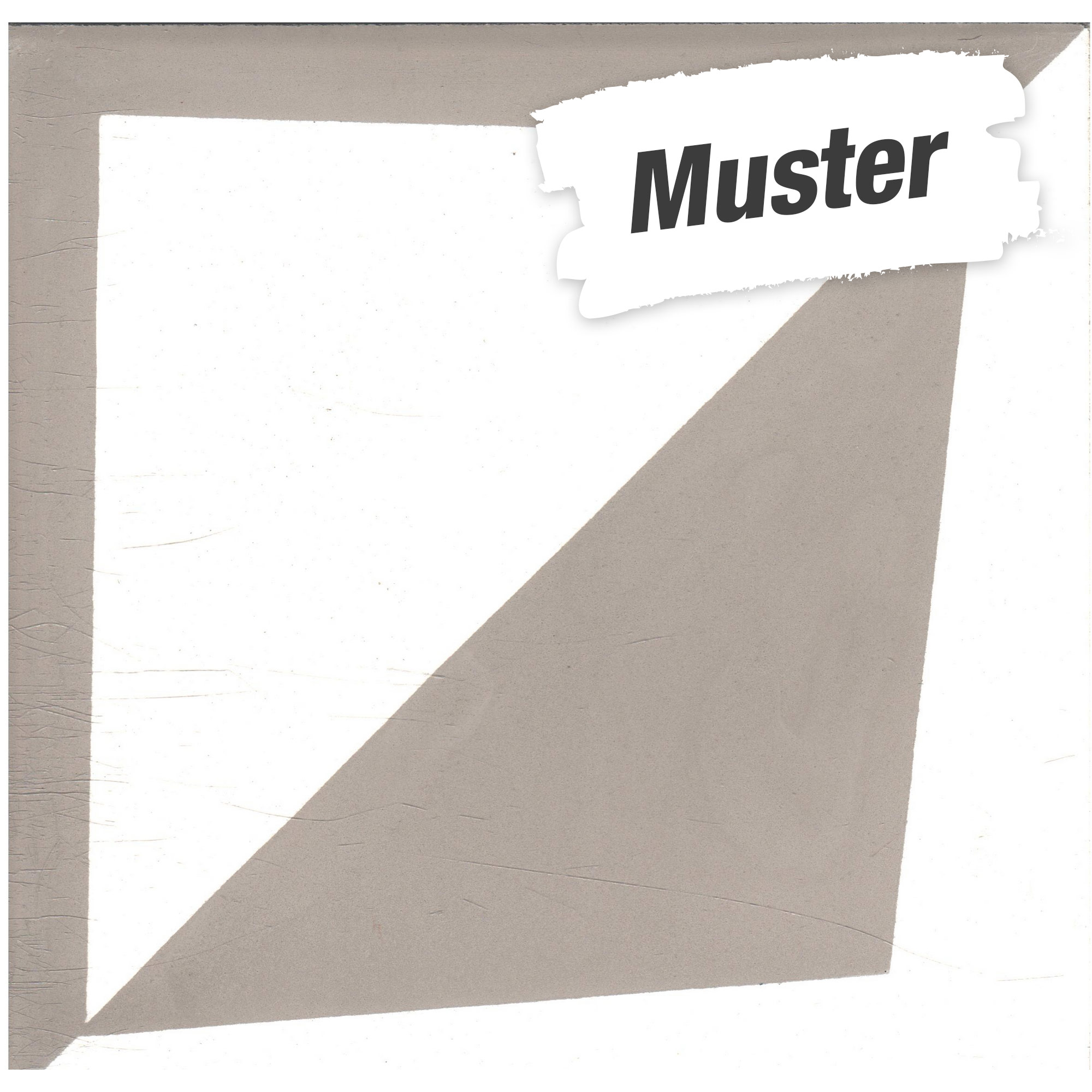 Muster zu Bodenfliese 'Cement' Zement braun/weiß 20 x 20 cm + product picture