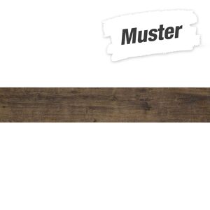 Muster zur Bodenfliese 'Casa' Feinsteinzeug braun 15 x 90 cm