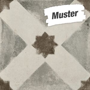 Muster zur Bodenfliese 'Vintage' Feinsteinzeug stella 20 x 20 cm