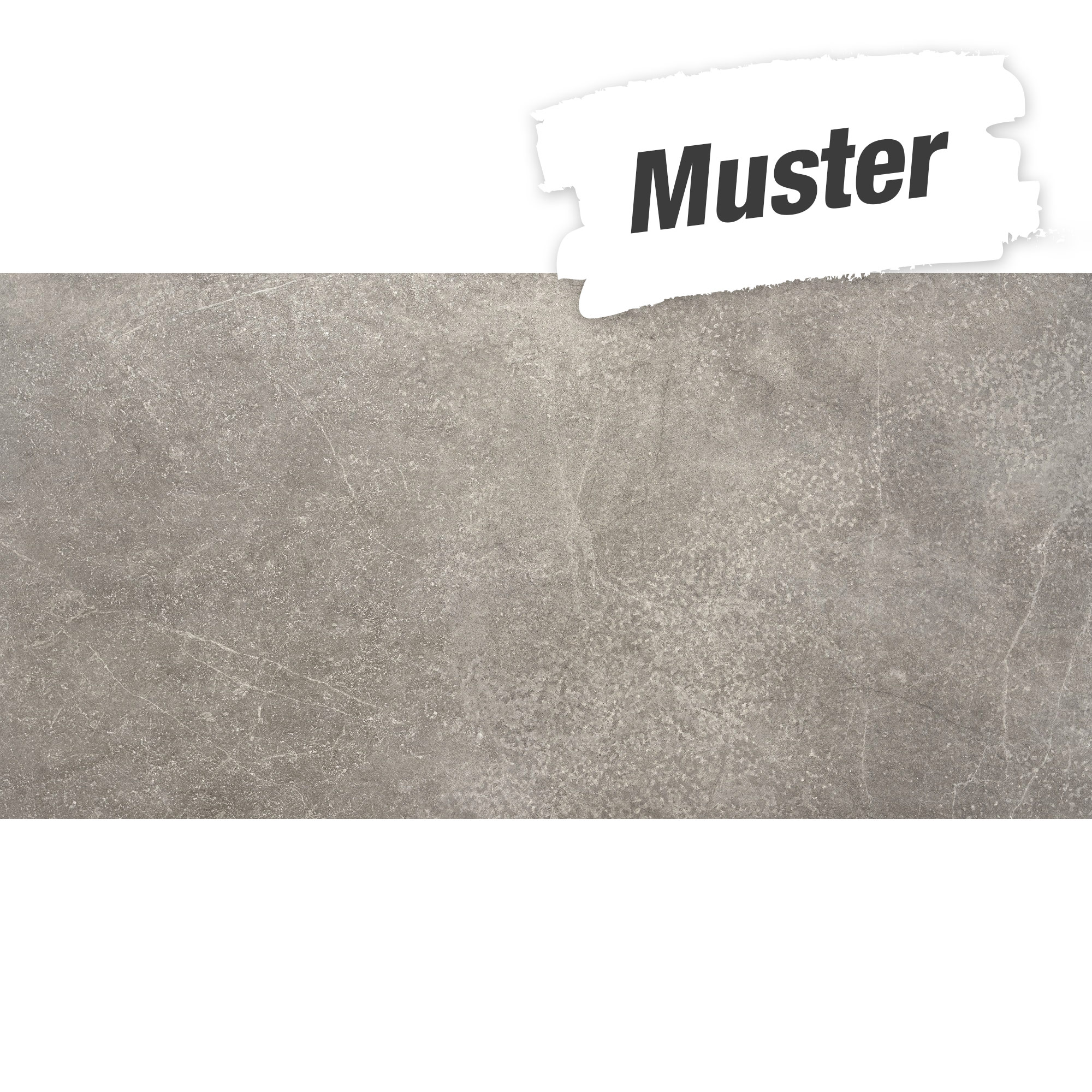 Muster zur Bodenfliese 'Rockstone' Feinsteinzeug grau 60 x 120 cm + product picture