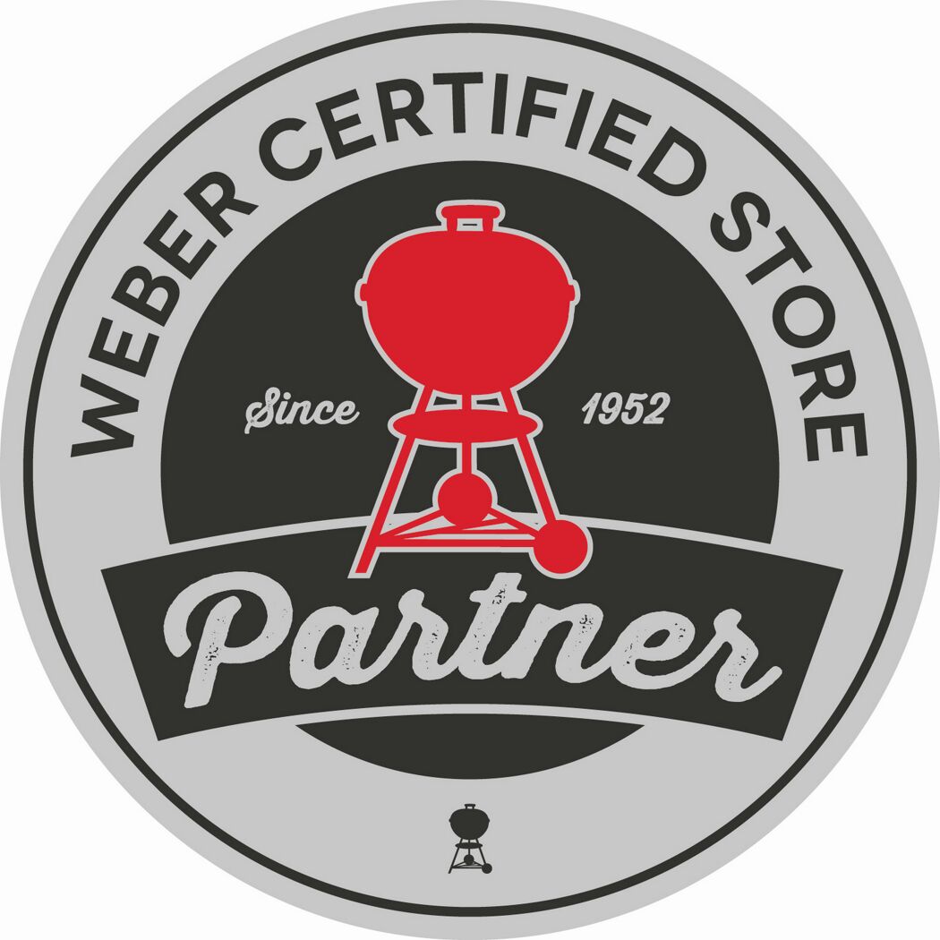 Weber Certified Store Partner Logo mit Grill