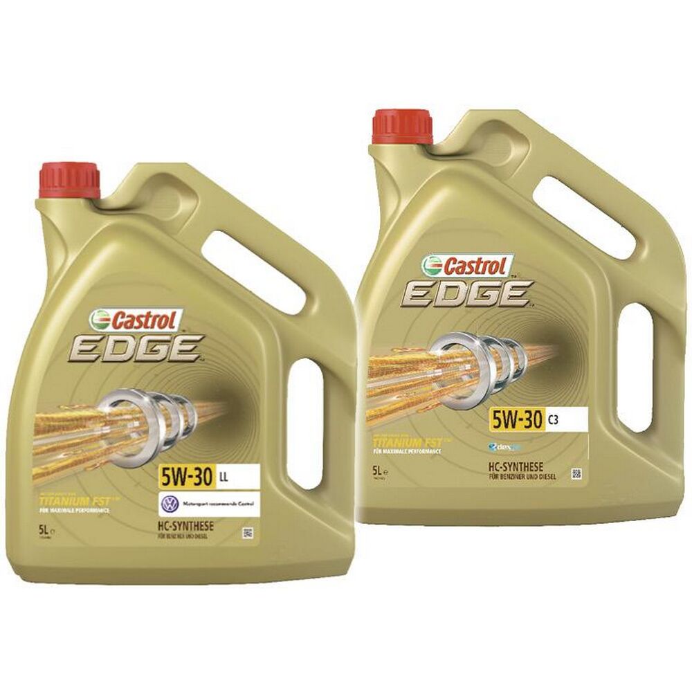 Zwei Kanister Castrol Edge 5W-30 Motoröl