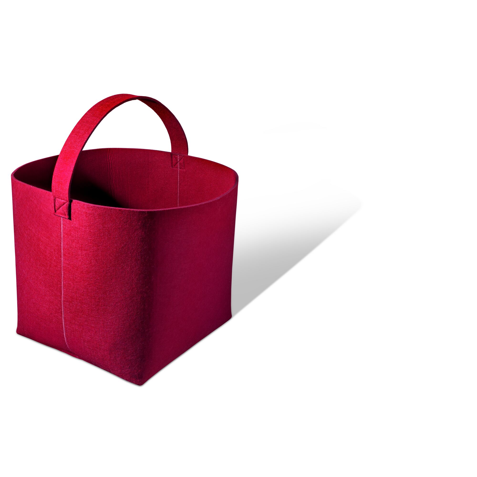 Roter Filzkorb