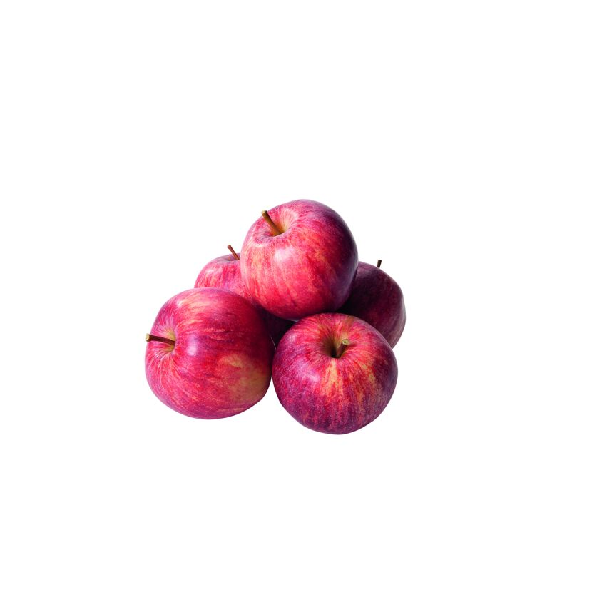 Vier rote Äpfel Gala