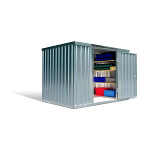 Materialcontainer 'MC 1300' 305 x 215 x 217 cm silberfarben
