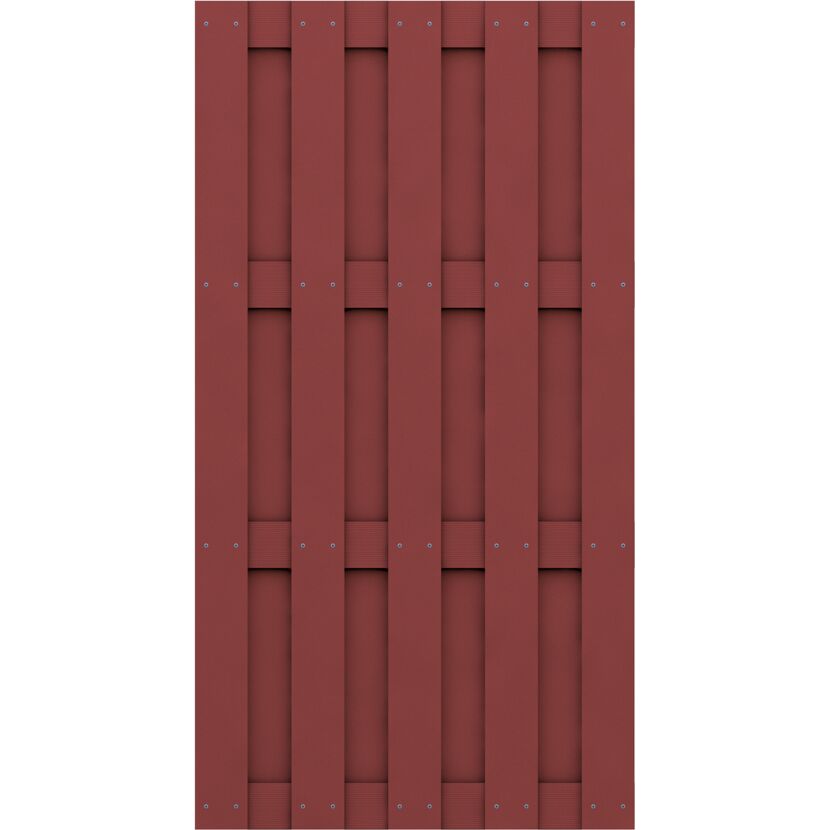 Braunes WPC-Sichtschutzelement JUMBO