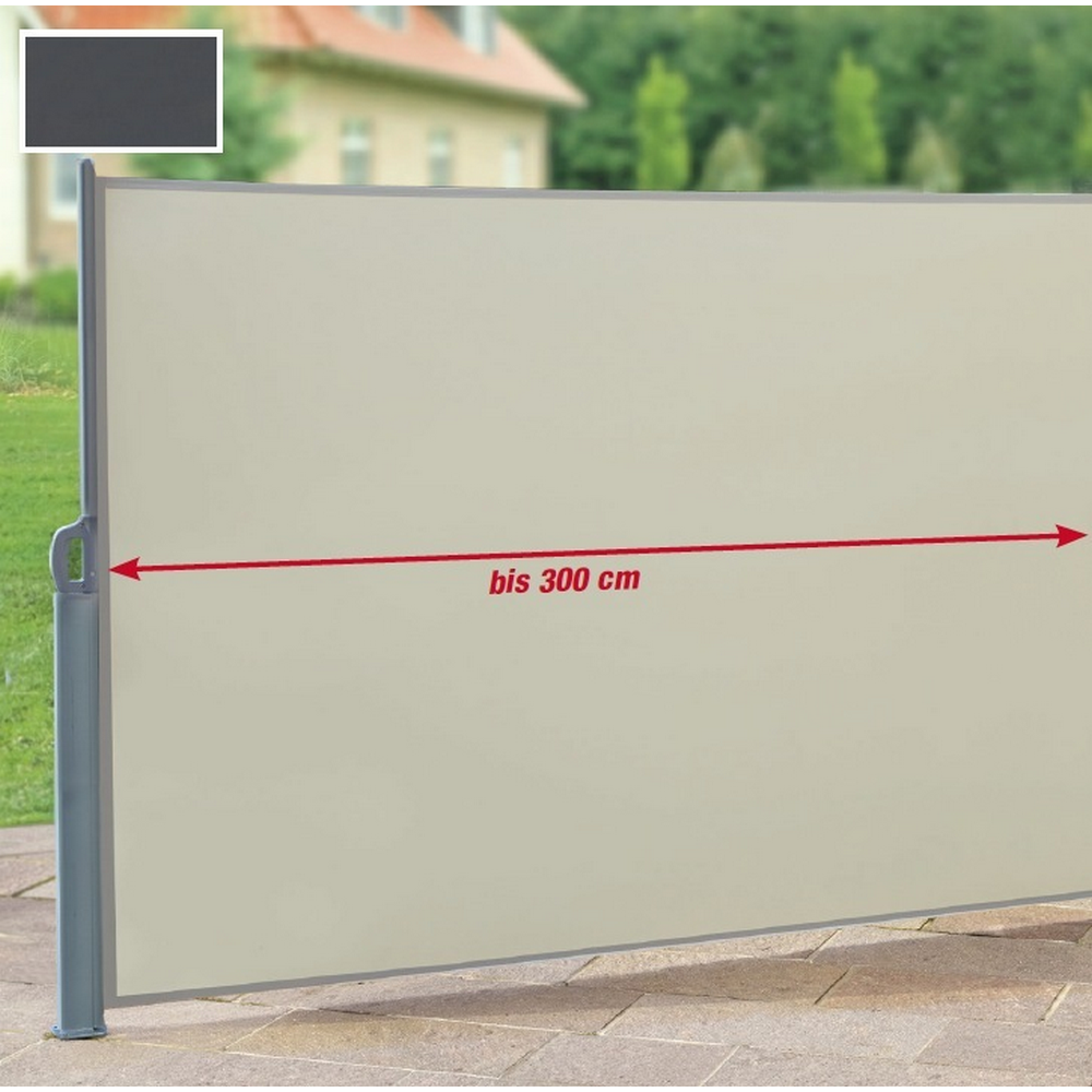 DoppelSeitenmarkise anthrazit 600 x 160 cm ǀ toom Baumarkt